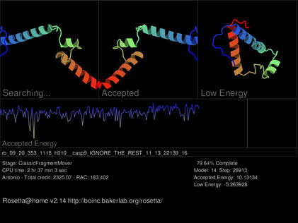 Rosetta@home Screen Saver